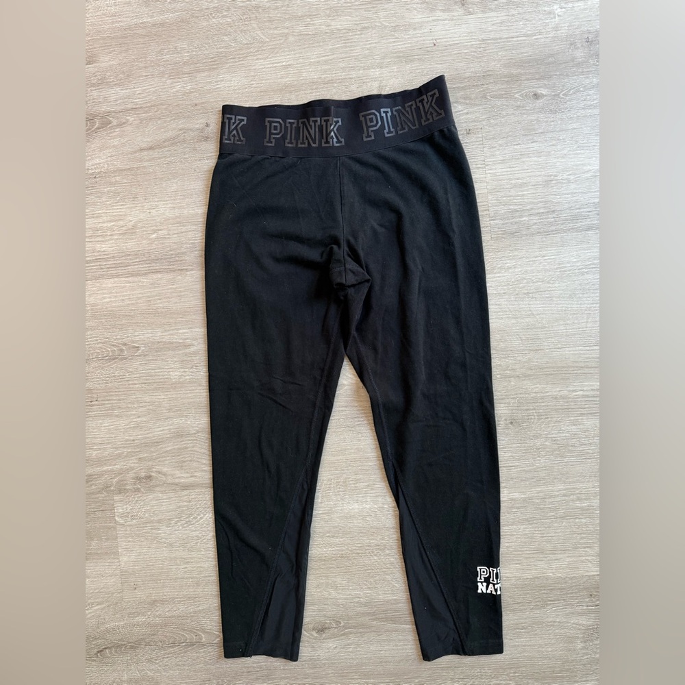 PINK Victoria's Secret Black Leggings women’s size small